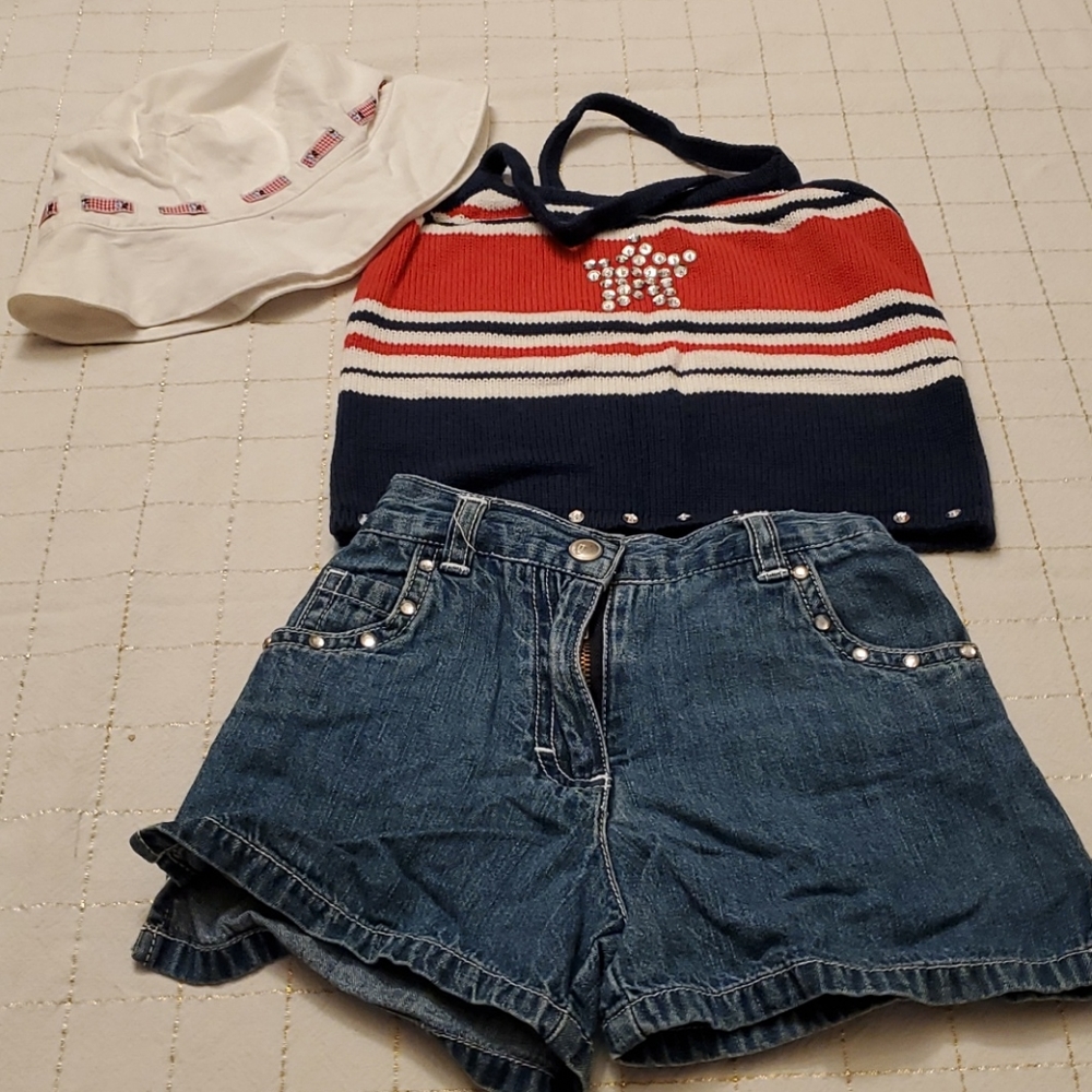 Vintage gymboree County picnic outfit